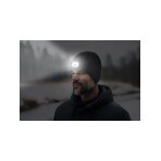 Kepurė su RGB LED žibintuvėliu, grafito spalvos