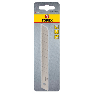 Keičiama geležtė 9mm, komplekte 10 vnt. 1 Keičiama geležtė 9mm, komplekte 10 vnt. 1