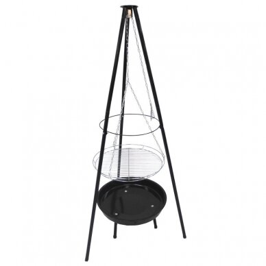 Pakabinama lauko kepsninė, grilis Lund 99524, 52 cm 1 Pakabinama lauko kepsninė, grilis Lund 99524, 52 cm 1