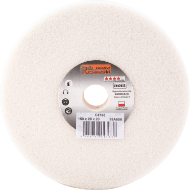 KERAMINIS ŠLIFAVIMO DISKAS 150 x 20 x 20 99A60K KERAMINIS ŠLIFAVIMO DISKAS 150 x 20 x 20 99A60K