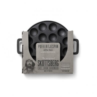 Ketaus mini blynų keptuvė Skottsberg 24cm 1 Ketaus mini blynų keptuvė Skottsberg 24cm 1
