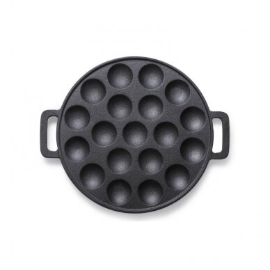 Ketaus mini blynų keptuvė Skottsberg 24cm 3 Ketaus mini blynų keptuvė Skottsberg 24cm 3