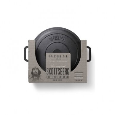 Ketaus puodas su dangčiu Skottsberg skillet 3l 1 Ketaus puodas su dangčiu Skottsberg skillet 3l 1