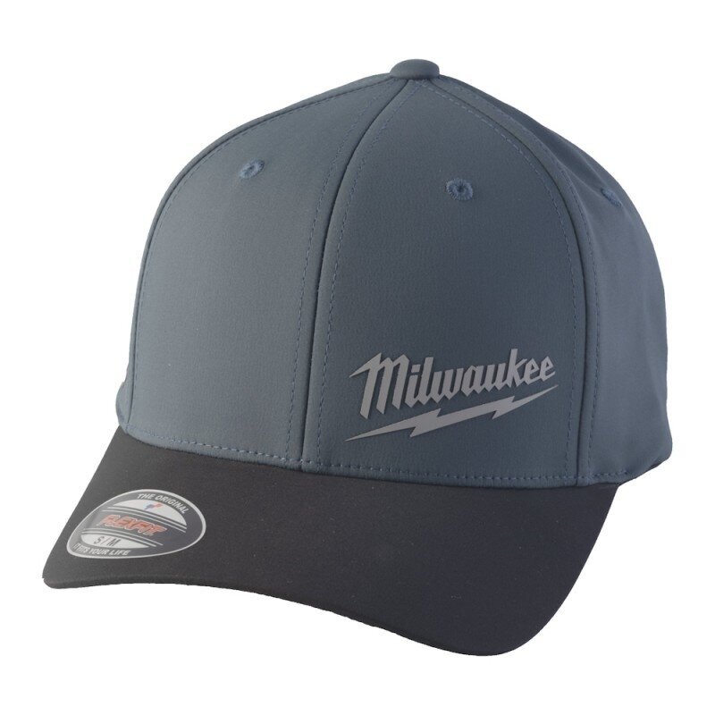 Kepurė su snapeliu MILWAUKEE Performance, mėlyna L / XL Kepurė su snapeliu MILWAUKEE Performance, mėlyna L / XL