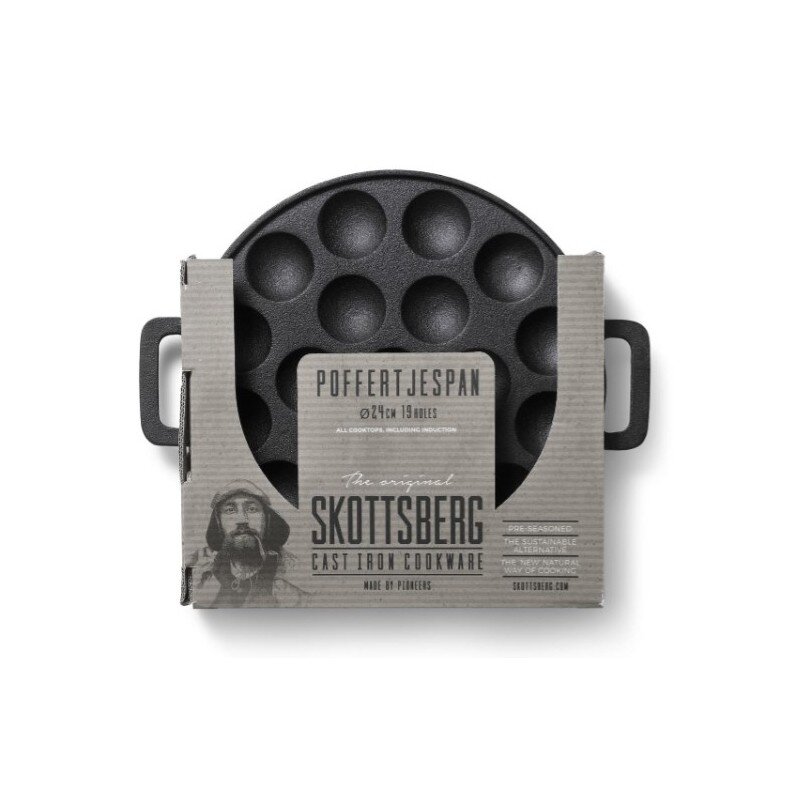 Ketaus mini blynų keptuvė Skottsberg 24cm 1 Ketaus mini blynų keptuvė Skottsberg 24cm 1