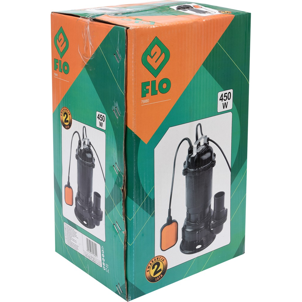 Ketaus siurblys purvinam vandeniui FLO 450W, 16000 l/h 1 Ketaus siurblys purvinam vandeniui FLO 450W, 16000 l/h 1
