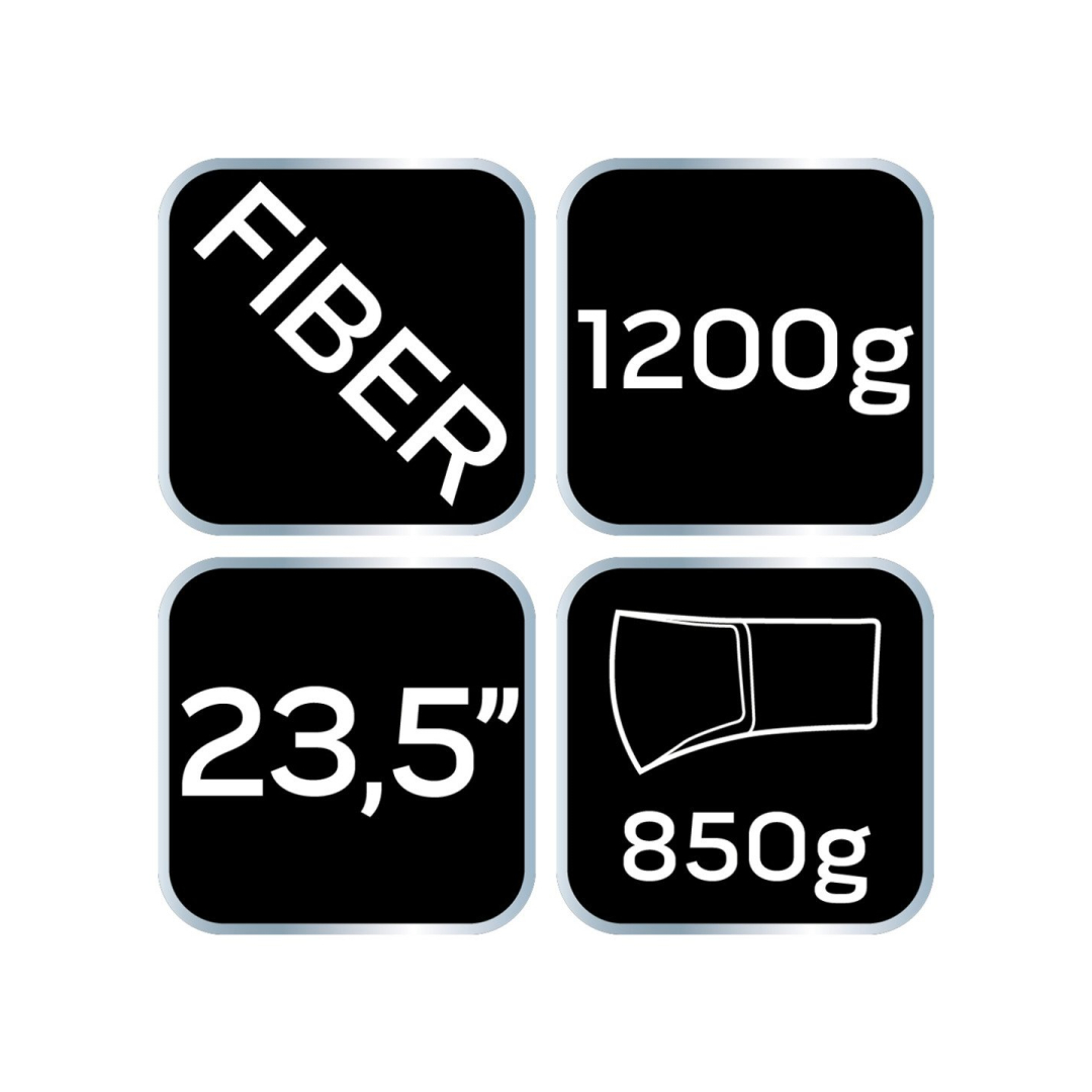 Kirvis 1200g, galva 850g, stiklo pluosto rankena 23.5" 7 Kirvis 1200g, galva 850g, stiklo pluosto rankena 23.5" 7