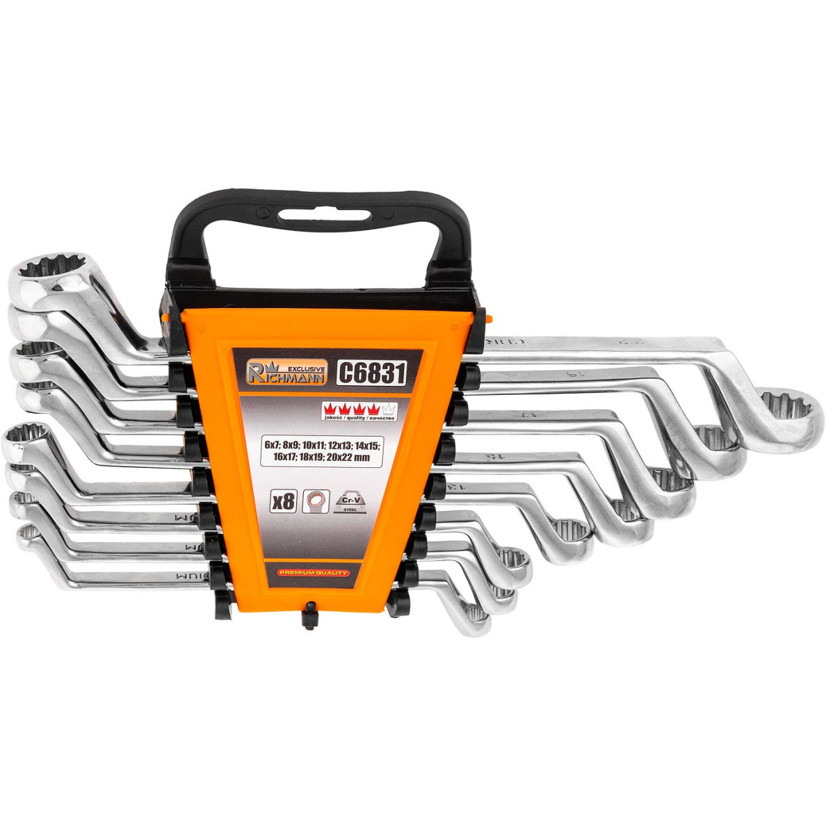 Kilp. raktai Richmann 6-22 mm, 8 vnt. 1 Kilp. raktai Richmann 6-22 mm, 8 vnt. 1