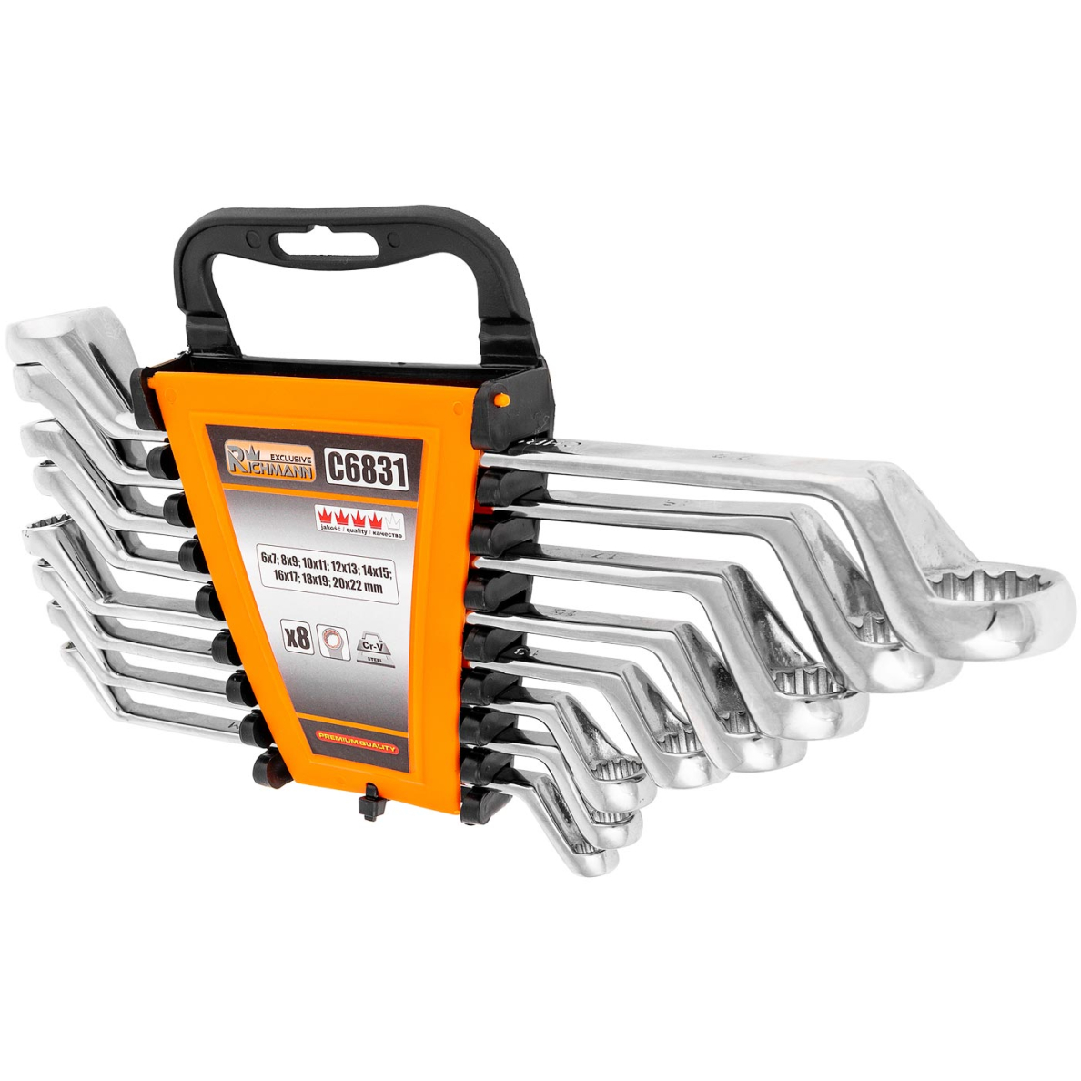 Kilp. raktai Richmann 6-22 mm, 8 vnt. Kilp. raktai Richmann 6-22 mm, 8 vnt.