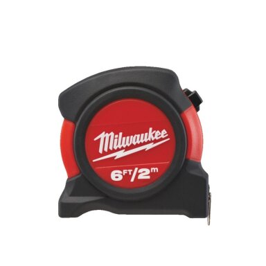Kišeninė ruletė MILWAUKEE 2mx13mm Kišeninė ruletė MILWAUKEE 2mx13mm