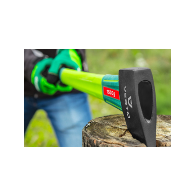 Kirvis 2500g, galva 1500g, stiklo pluošto rankena 2