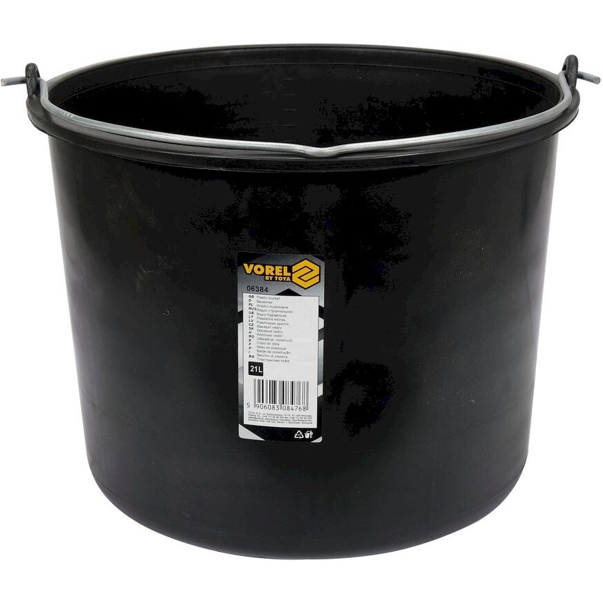 Kibiras statybinis juodas | 21l (06384) Kibiras statybinis juodas | 21l (06384)