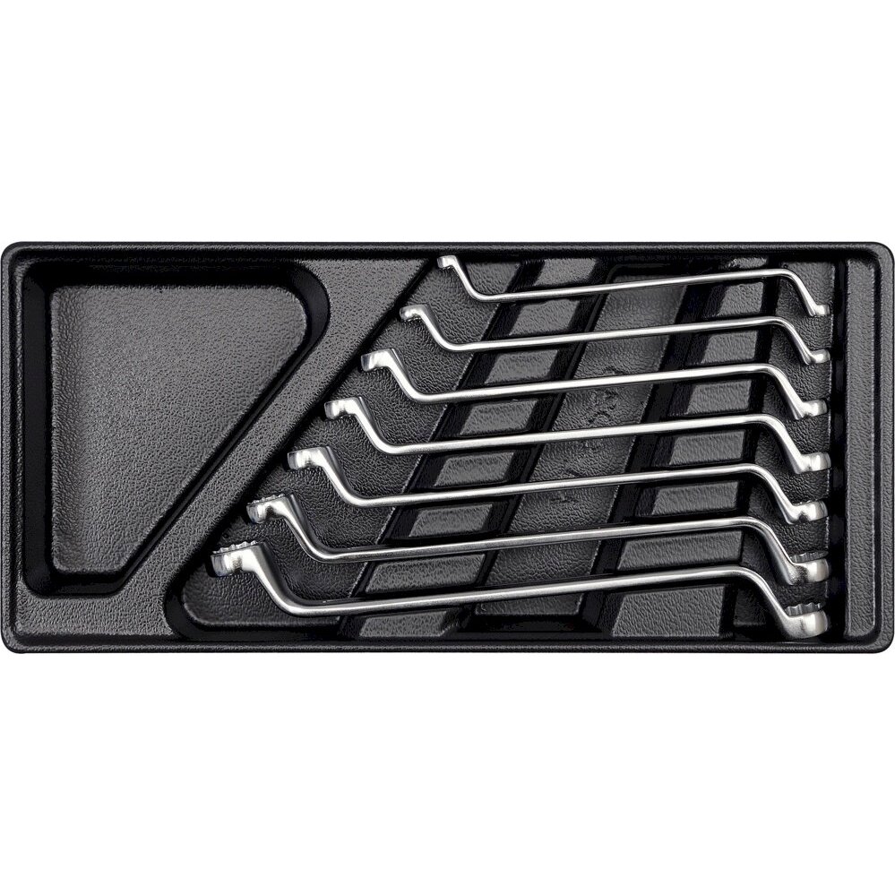 Kilpinių raktų rinkinys 6-19 mm, 7vnt. (tinka į vežimėlius) (YT-5533) Kilpinių raktų rinkinys 6-19 mm, 7vnt. (tinka į vežimėlius) (YT-5533)