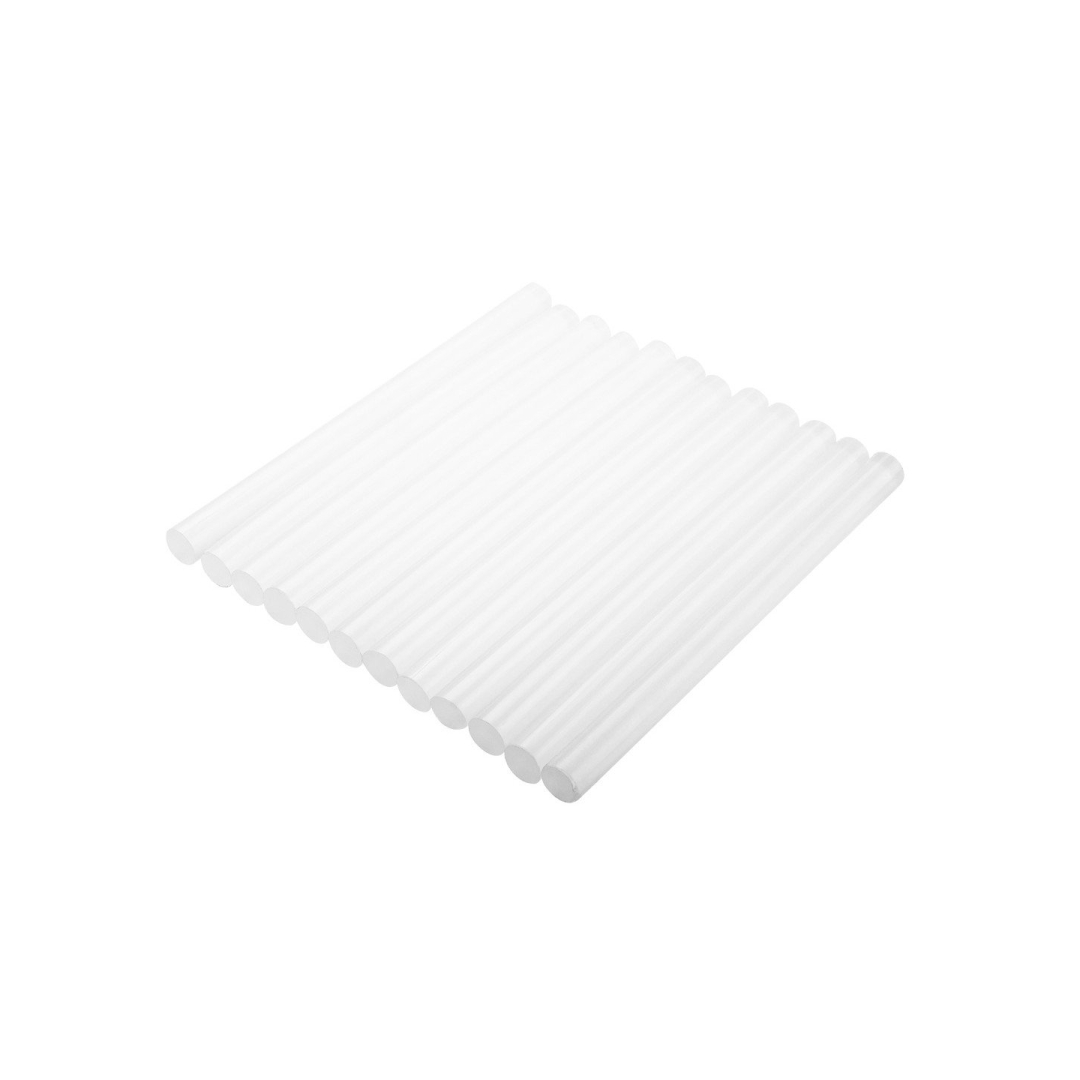 Klijų lazdelės, 11/250 mm, 12 vnt., 300 g, skaidrios spalvos Klijų lazdelės, 11/250 mm, 12 vnt., 300 g, skaidrios spalvos