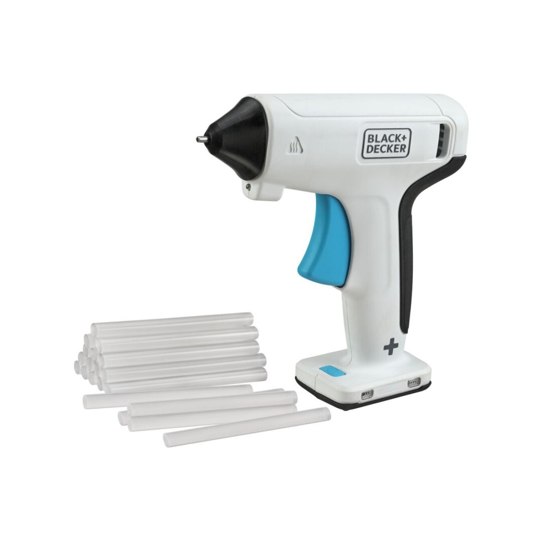 Klijų pistoletas, 3.6V BCGL115-XJ, Integruotas Akumuliatorius 1,5 AH, Black&Decker