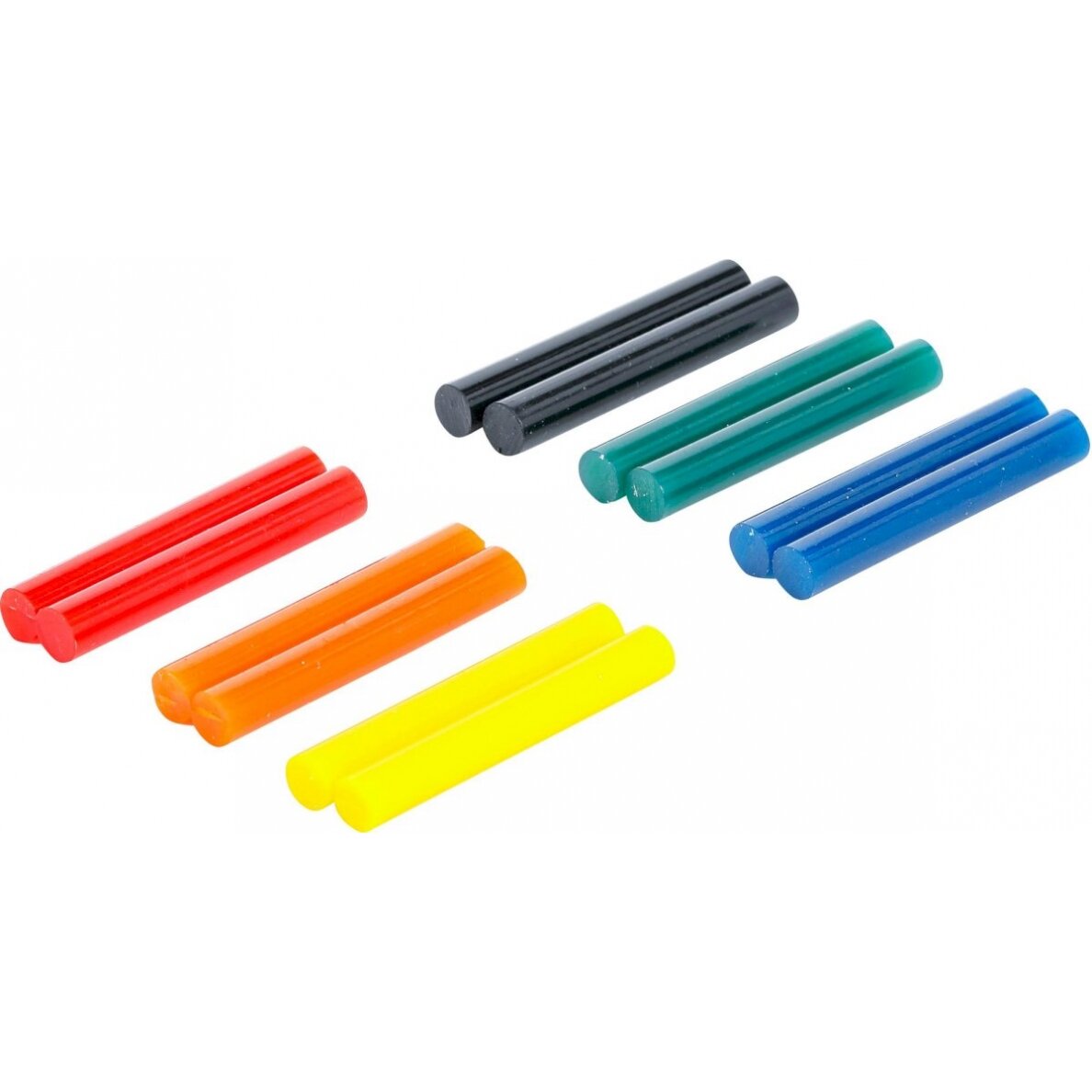 Klijų lazdelės | spalvotos | Ø 7,5 mm, 50 mm | 12 vnt. (80849) Klijų lazdelės | spalvotos | Ø 7,5 mm, 50 mm | 12 vnt. (80849)