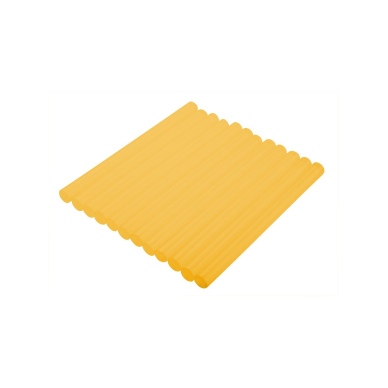 Klijų lazdelės 11x250mm, 12 vnt. geltonos Klijų lazdelės 11x250mm, 12 vnt. geltonos