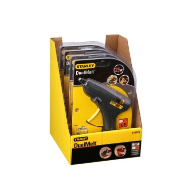 Klijų pistoletas STANLEY, 25 W, reguliuojamas stiprumas 1 Klijų pistoletas STANLEY, 25 W, reguliuojamas stiprumas 1