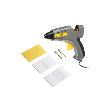 Klijų pistoletas STANLEY 80 W, reguliuojamas stiprumas Klijų pistoletas STANLEY 80 W, reguliuojamas stiprumas