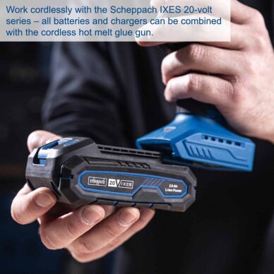 Klijų pistoleto C-HGG170-X – SET S, Scheppach 2