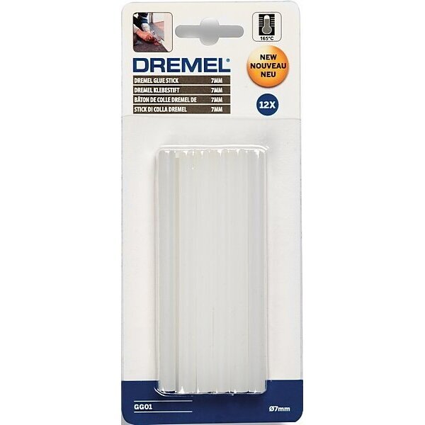 Kliju strypeliai Dremel GG01, 12 vnt., 7mm, 2615GG01JA Kliju strypeliai Dremel GG01, 12 vnt., 7mm, 2615GG01JA