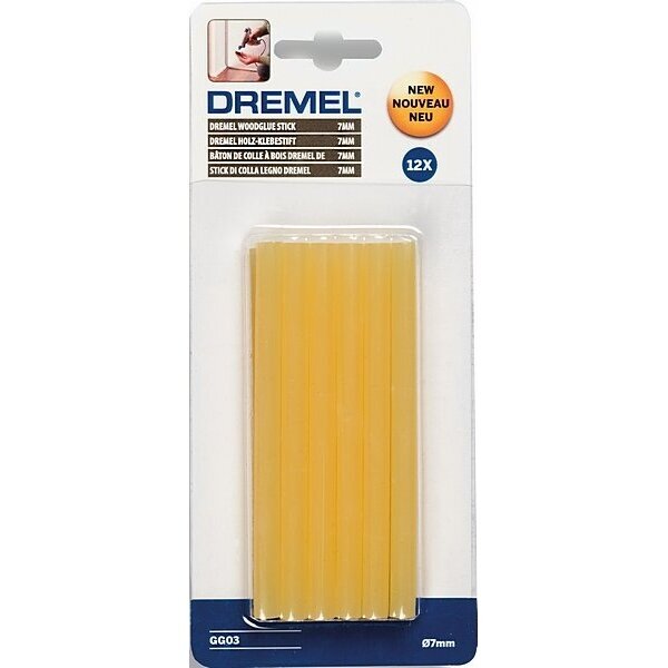 Kliju strypeliai Dremel GG03, 12 vnt., 7mm, 2615GG03JA Kliju strypeliai Dremel GG03, 12 vnt., 7mm, 2615GG03JA