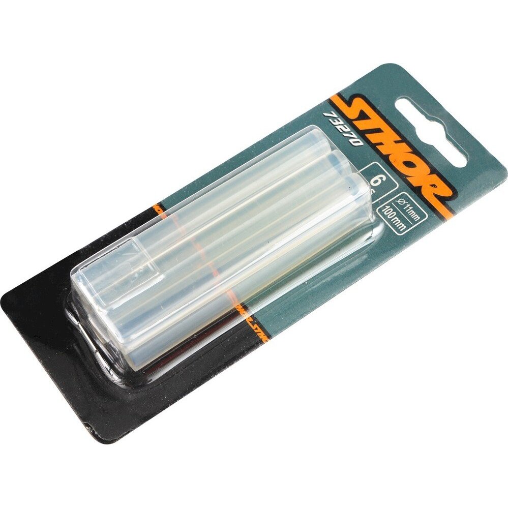 Klijų lazdelės | 11 x 100 mm | 6 vnt (73270) Klijų lazdelės | 11 x 100 mm | 6 vnt (73270)