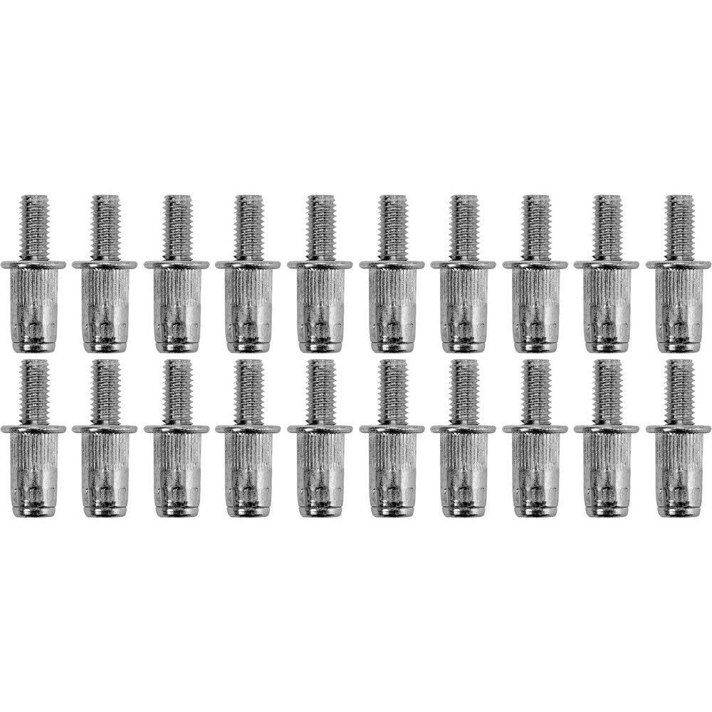 Kniedžių varžtai | aliuminis | M6 20 vnt. (YT-36202)