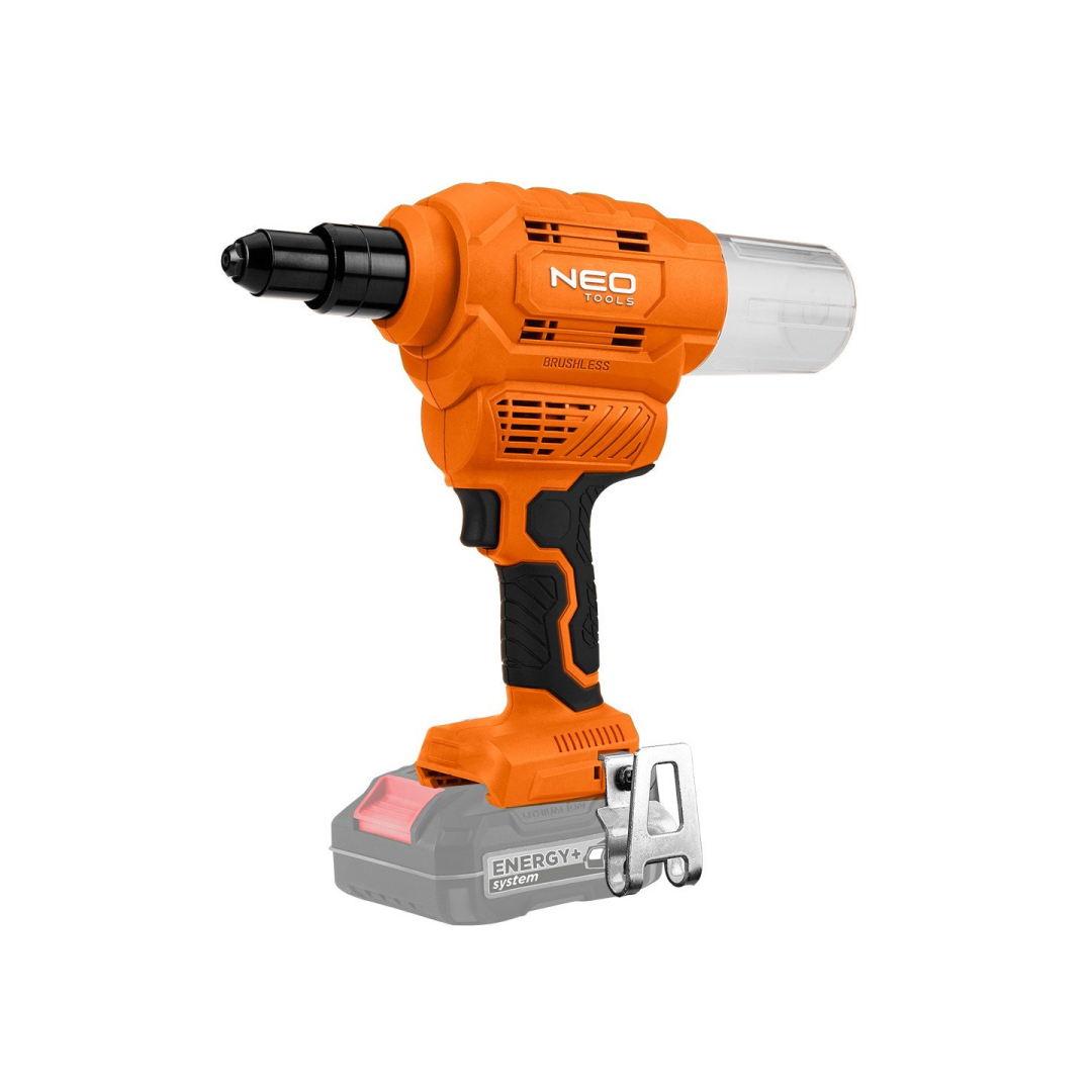 Akumuliatorinis kniediklis NEO 04-617, 18V E+ (be akum. ir krov.) Akumuliatorinis kniediklis NEO 04-617, 18V E+ (be akum. ir krov.)