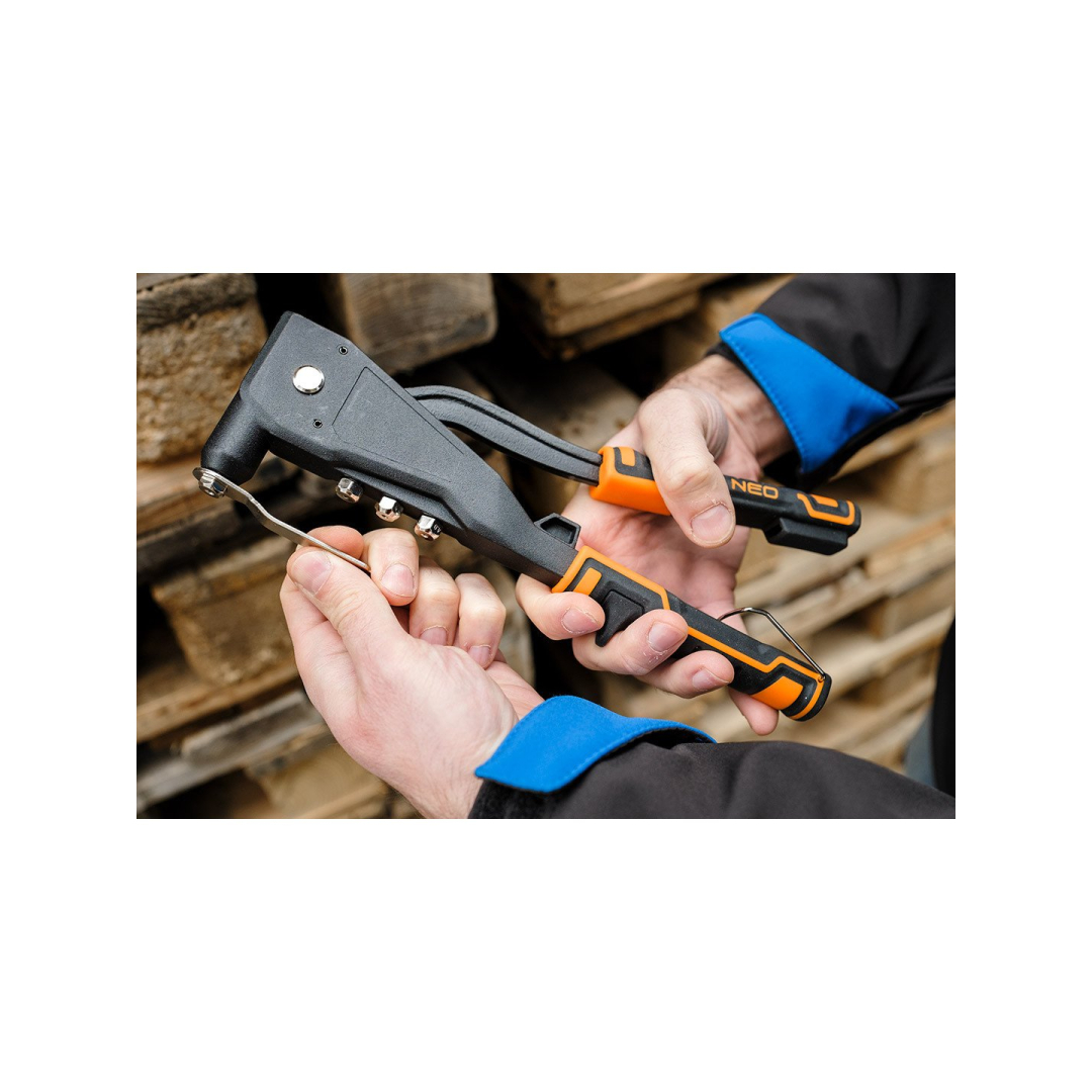 Kniedijimo mašina plieno ir aliuminio kniedėms 2,4/3,2/4,0/4,8 mm 5