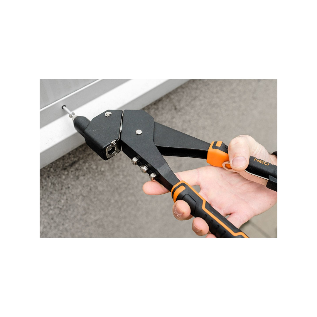 Kniedijimo mašina plieno ir aliuminio kniedėms 2,4/3,2/4,0/4,8 mm, kelių padėčių 2 Kniedijimo mašina plieno ir aliuminio kniedėms 2,4/3,2/4,0/4,8 mm, kelių padėčių 2