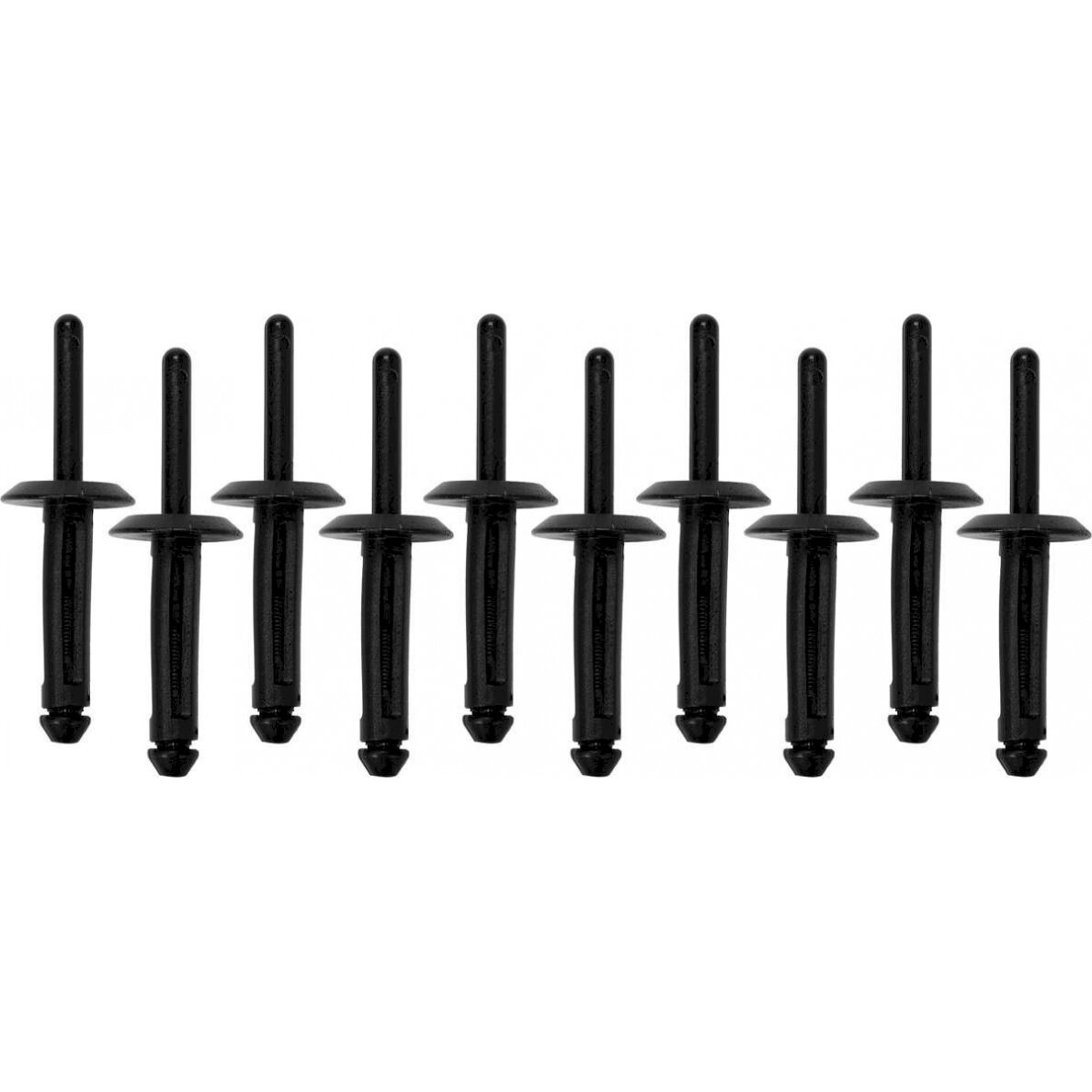 Kniedės plastikinės | 5,0 x 15,8 mm | 10 vnt. (YT-35981) Kniedės plastikinės | 5,0 x 15,8 mm | 10 vnt. (YT-35981)