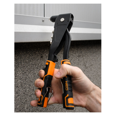 Kniedijimo mašina plieno ir aliuminio kniedėms 2,4/3,2/4,0/4,8 mm 4