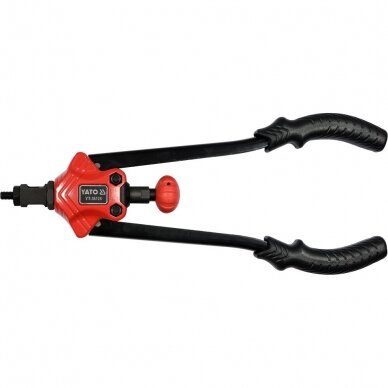 Kniediklis srieginėms kniedėms | M3, M4, M5, M6, M8, M10, M12 (YT-36128) 2 Kniediklis srieginėms kniedėms | M3, M4, M5, M6, M8, M10, M12 (YT-36128) 2