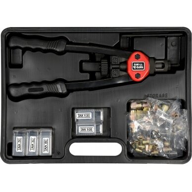 Kniediklis srieginėms kniedėms | M5, M6, M8, M10, M12, | 330 mm (YT-3612) 1 Kniediklis srieginėms kniedėms | M5, M6, M8, M10, M12, | 330 mm (YT-3612) 1