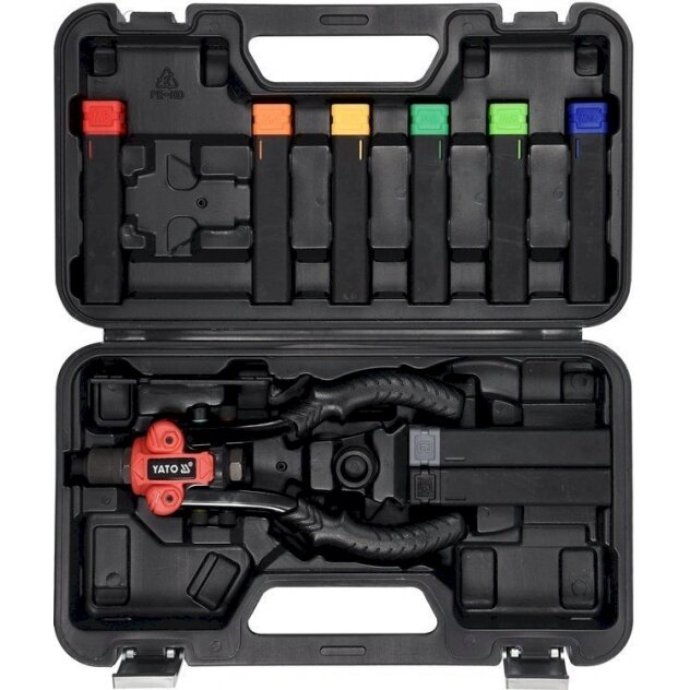 Kniediklis srieginėms ir paprastoms kniedėms | 3 viename (YT-36091) 1