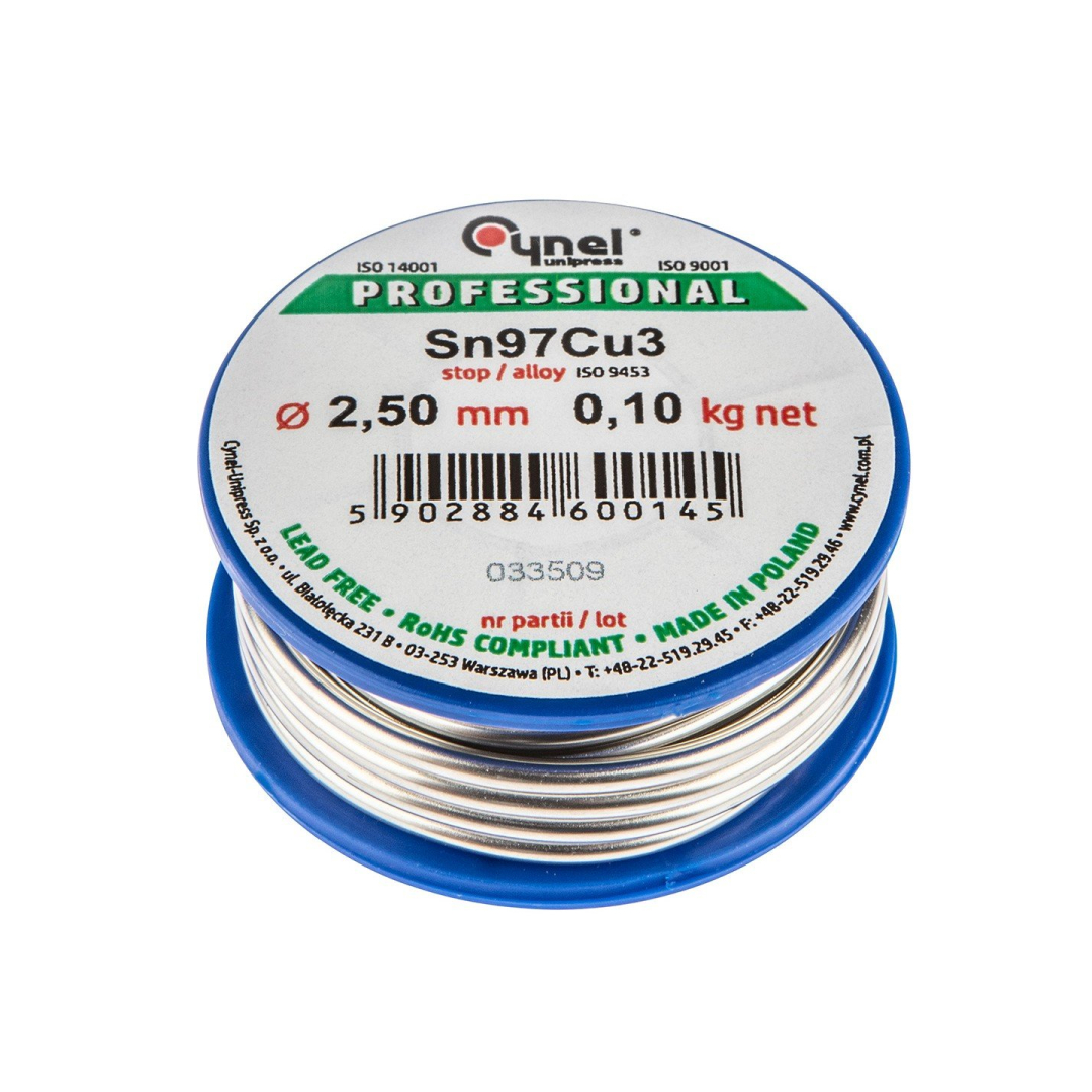 Komplektas: lydmetalis, fliusas (67600+67660) 3