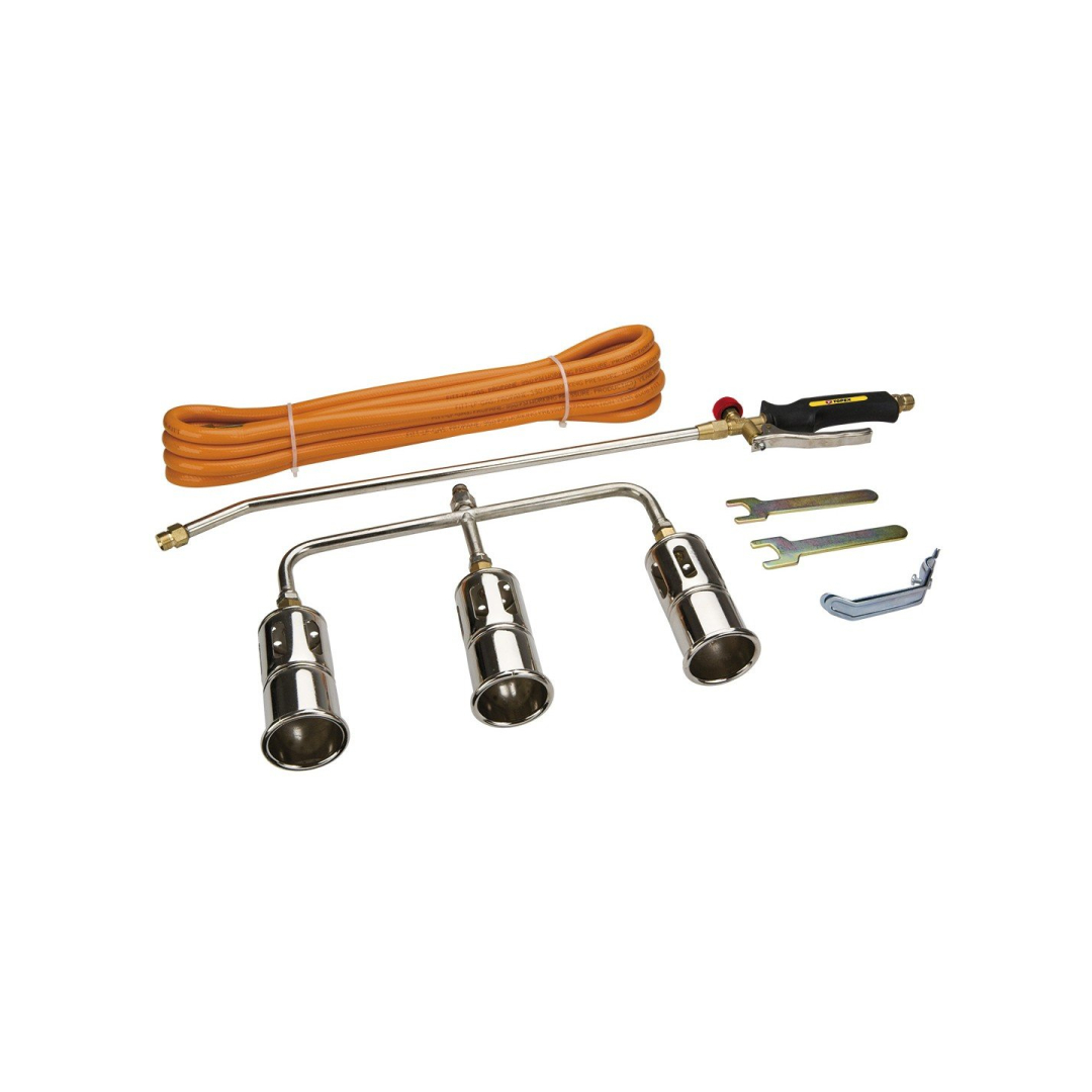 Komplektas stogo dengimo darbams: 3 degikliai