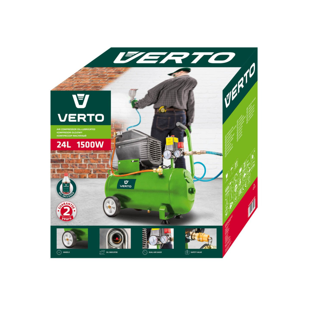 Kompresorius VERTO 73K002, 230V, 1,5 kW 1 Kompresorius VERTO 73K002, 230V, 1,5 kW 1