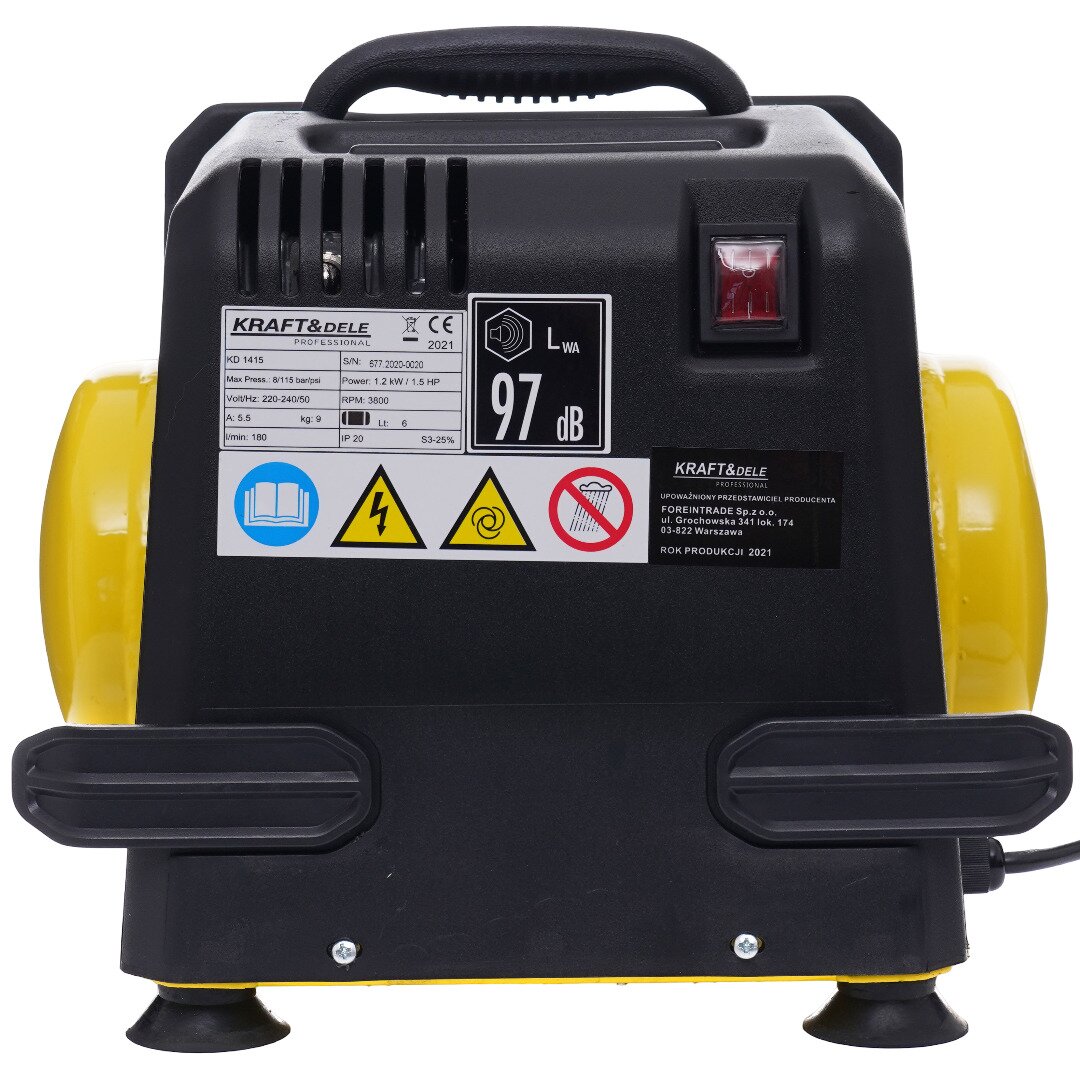 Kompresorius betepalinis 6L 8bar 5