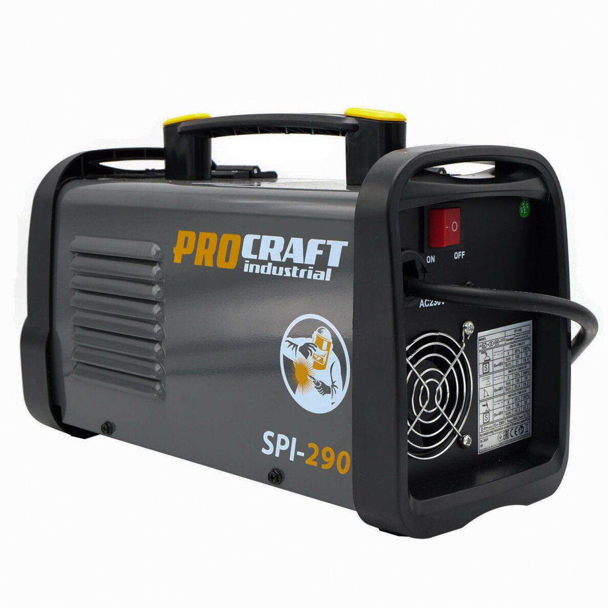 Kombinuotas inverterinis suvirintojas „ProCraft SPI-290” 17