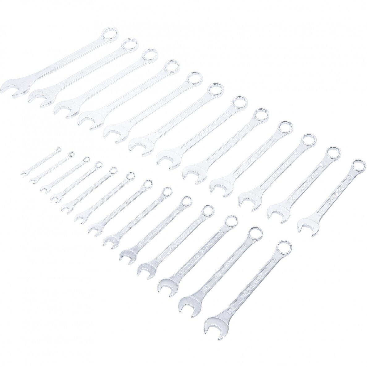 Kombinuotų raktų rinkinys Kraftmann 25 vnt. 6-32MM, Cr-V 2 Kombinuotų raktų rinkinys Kraftmann 25 vnt. 6-32MM, Cr-V 2