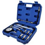 Kompresijos matuoklis benzininis | su pailgintais adapteriais | 0-20 bar (H06009) Kompresijos matuoklis benzininis | su pailgintais adapteriais | 0-20 bar (H06009)