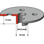 Kopijavimo žiedas Makita 344364-5, 14,5x16x13mm, 3612C, 3620, RP0900, RP2300FC