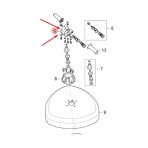 Korpuso dalis trinkelių plovimo priedui NILFISK Hydroscrub P300 Korpuso dalis trinkelių plovimo priedui NILFISK Hydroscrub P300