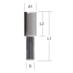 Kotinė freza Makita D-67848, 2,14,0x19,0 mm/ 51mm, 8mm