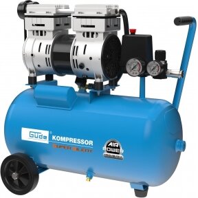 Kompresorius (be alyvos) Gude Airpower SILENT, 150/8/24, 750 W