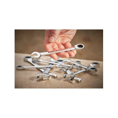 Kombinuotas tekršlinis raktas 18 mm 3 Kombinuotas tekršlinis raktas 18 mm 3