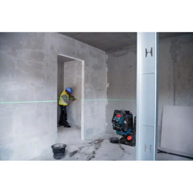 Kombinuotasis lazeris Bosch GCL 2-50 G, CC 4x1.5V, RM10, DK10 1 Kombinuotasis lazeris Bosch GCL 2-50 G, CC 4x1.5V, RM10, DK10 1