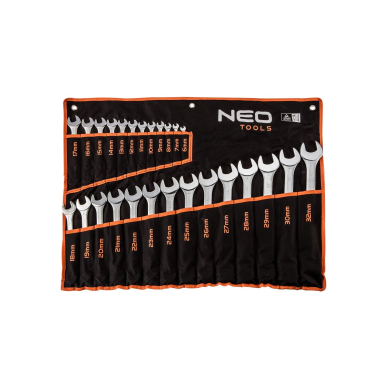 Kombinuotu raktų rinkinys, 26vnt. 6-32mm 2 Kombinuotu raktų rinkinys, 26vnt. 6-32mm 2